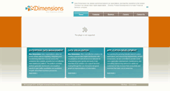 Desktop Screenshot of 9dimensions.in